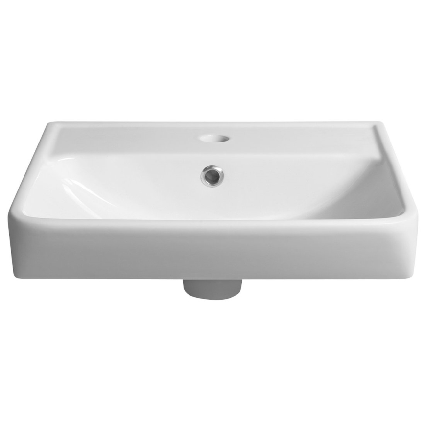 Bruckner - Infälld handfat NEON 50x41,5 cm keramik/vit