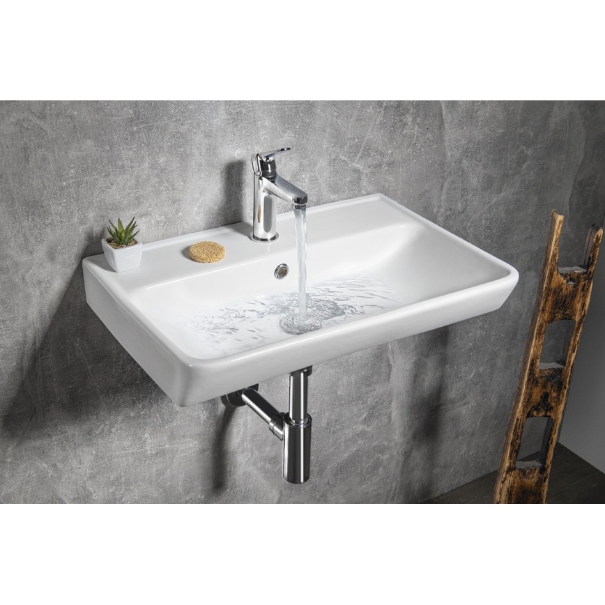 Bruckner - Infälld handfat NEON 60x41,5 cm keramik/vit