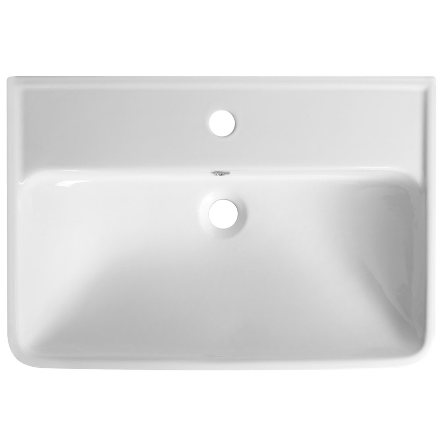 Bruckner - Infälld handfat NEON 60x41,5 cm keramik/vit