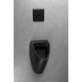 Bruckner - Pissoar SCHWARN med bakanslutning, bakre avlopp + inbyggd spolning 6V DC, svart