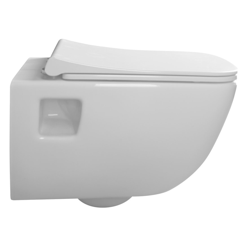 Bruckner - Väggmonterad Rimless WC WALTER keramik/vit