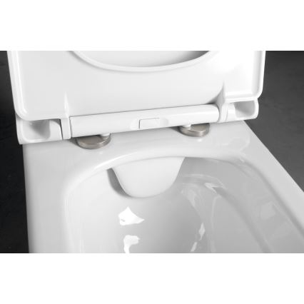 Bruckner - Väggmonterad Rimless WC WALTER keramik/vit