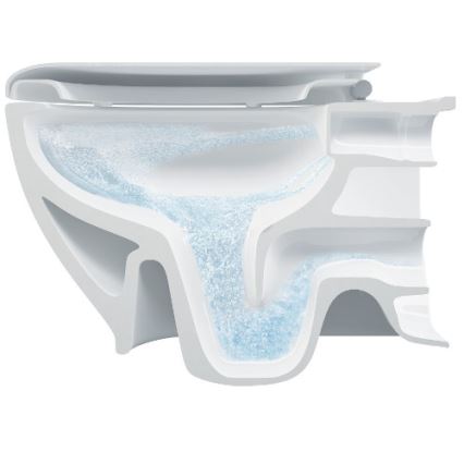 Bruckner - Väggmonterad Rimless WC WALTER keramik/vit