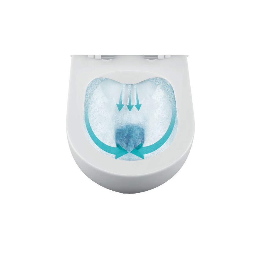 Bruckner - Väggmonterad Rimless WC WALTER keramik/vit