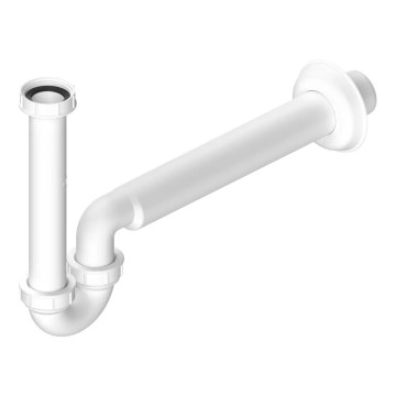 Bruckner - Sifon för handfat/bidet låg DN40 vit