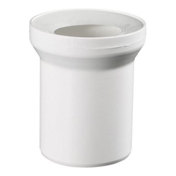 Bruckner - Straight toilet stekpanna anslutning 25 cm vit