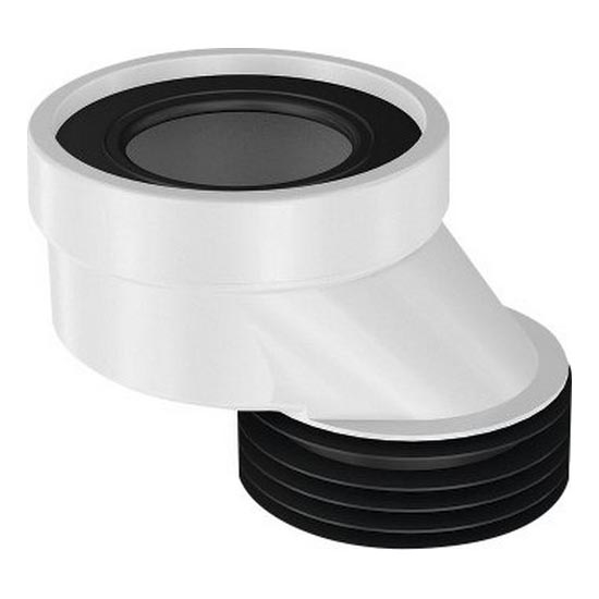 Bruckner - Toalett avfallskuff fixerad, inte centrerad svart/vit