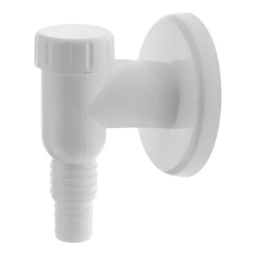 Bruckner - Utomhussifon för tvättmaskin DN32 vit