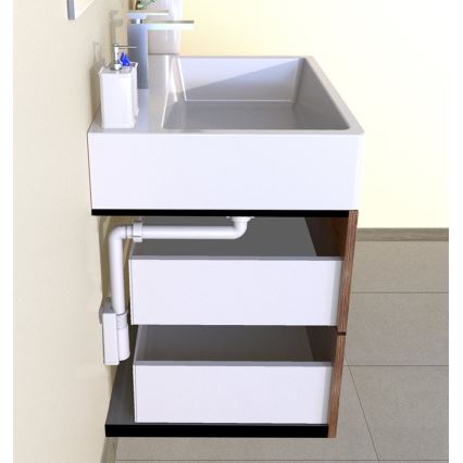 Bruckner - vaskpropp möbler MURALES vit