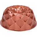 Bundtform KITCHISIMO 24 cm diamant/koppar