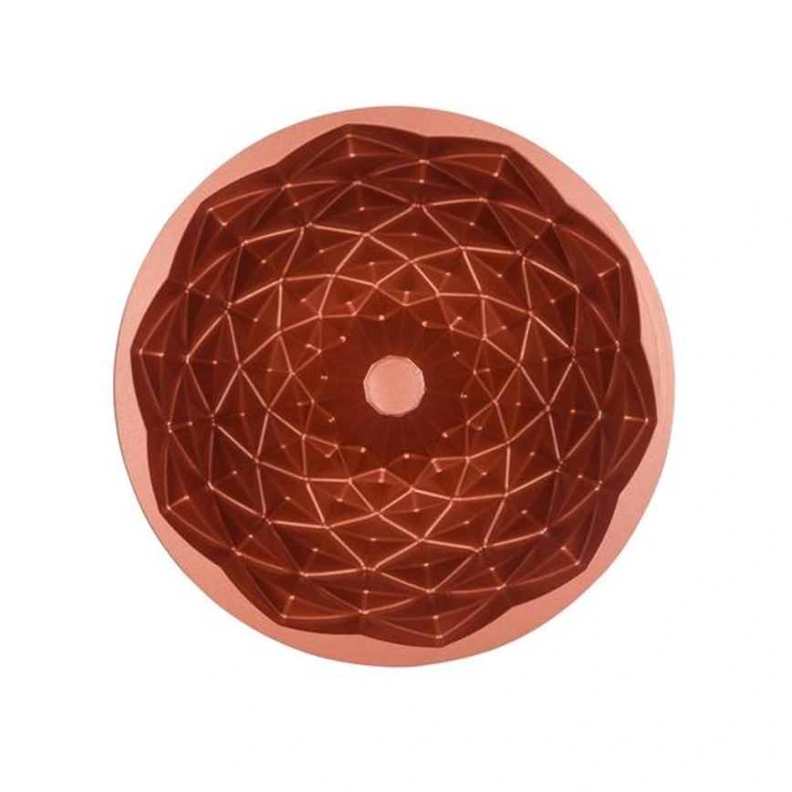 Bundtform KITCHISIMO 24 cm diamant/koppar