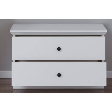 Byrå LIANTE 49x81 cm vit