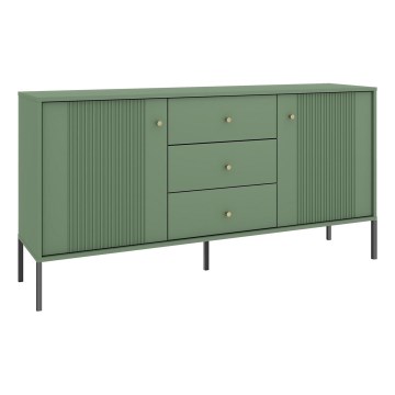 Byrå LUE grön/svart