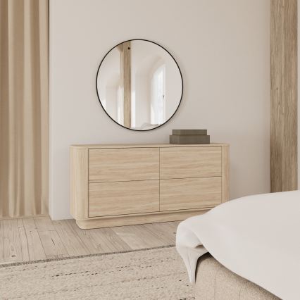 Byrå MADERA 160x75 cm vit ek