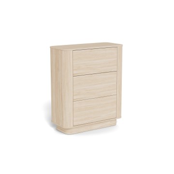 Byrå MADERA 90x107 cm vit ek
