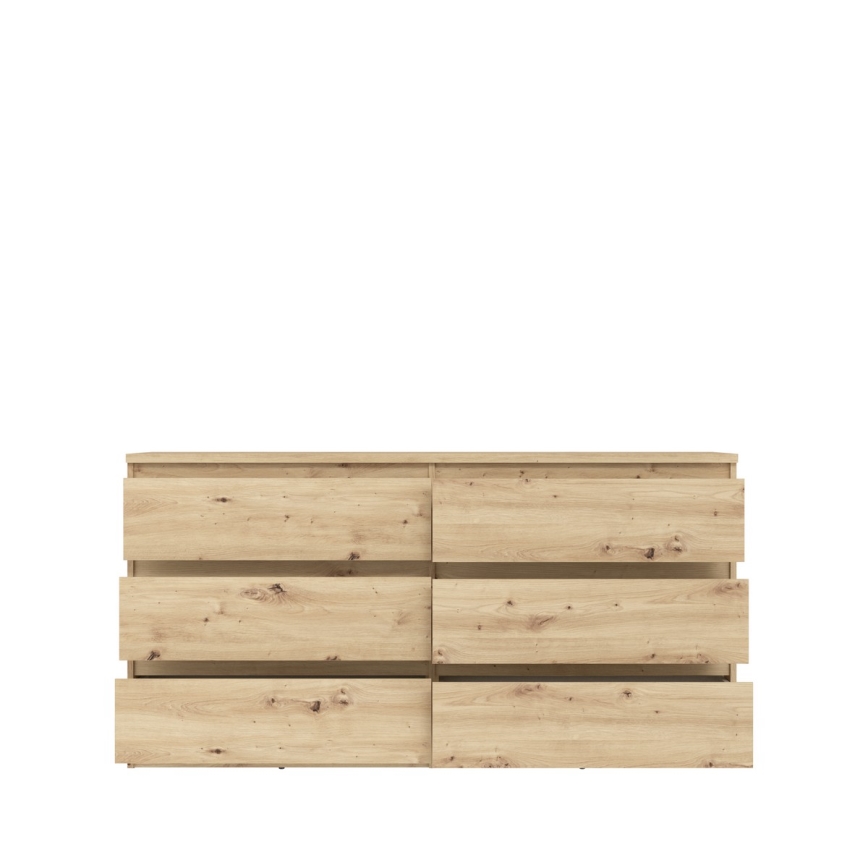 Byrå MAO med lådor, Artisan-ek