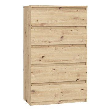 Byrå MAO med lådor i artisan-ek