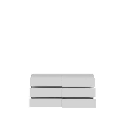 Byrå MAO med lådor, vit