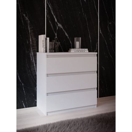 Byrå med lådor MAO vit