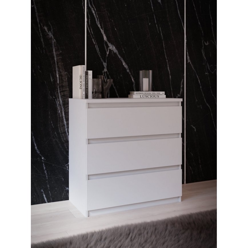 Byrå med lådor MAO vit