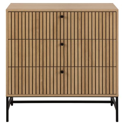 Byrå med lådor OLIVIA i ek