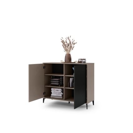 Byrå RONJA taupe/svart