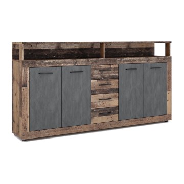 Byrå RUNA mörkbrun/antracit