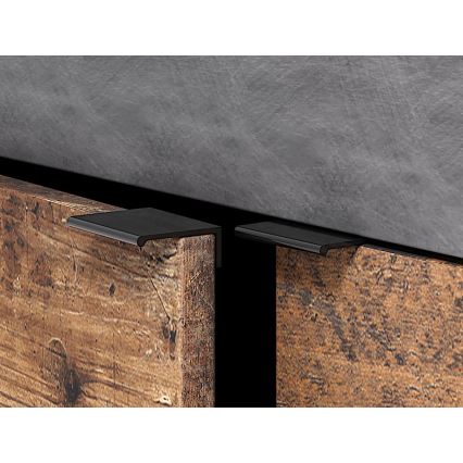 Byrå RUNEA mörkbrun/antracit