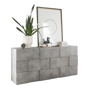 Byrå SERIAN betonggrå