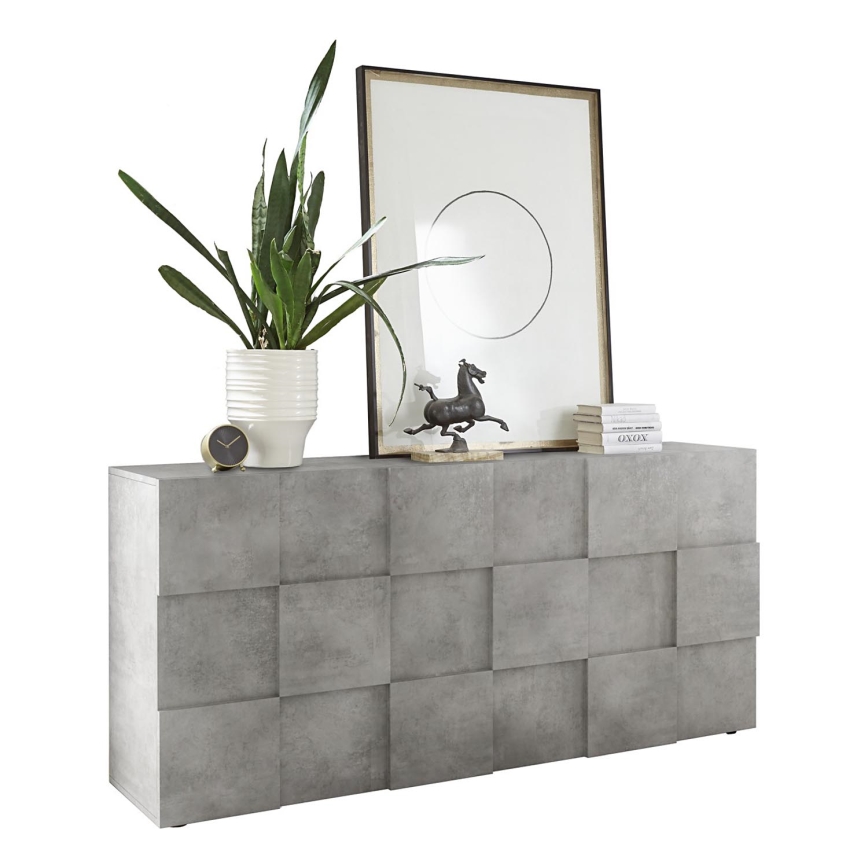 Byrå SERIAN betonggrå