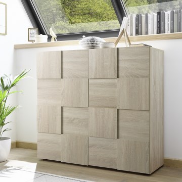 Byrå SERIAN i sonoma-ek