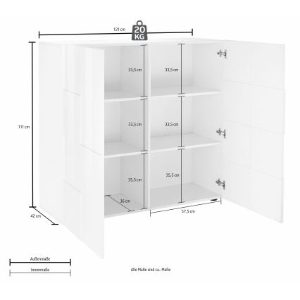 Byrå SERIAN i sonoma-ek