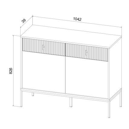 Byrå SUE beige/kashmir