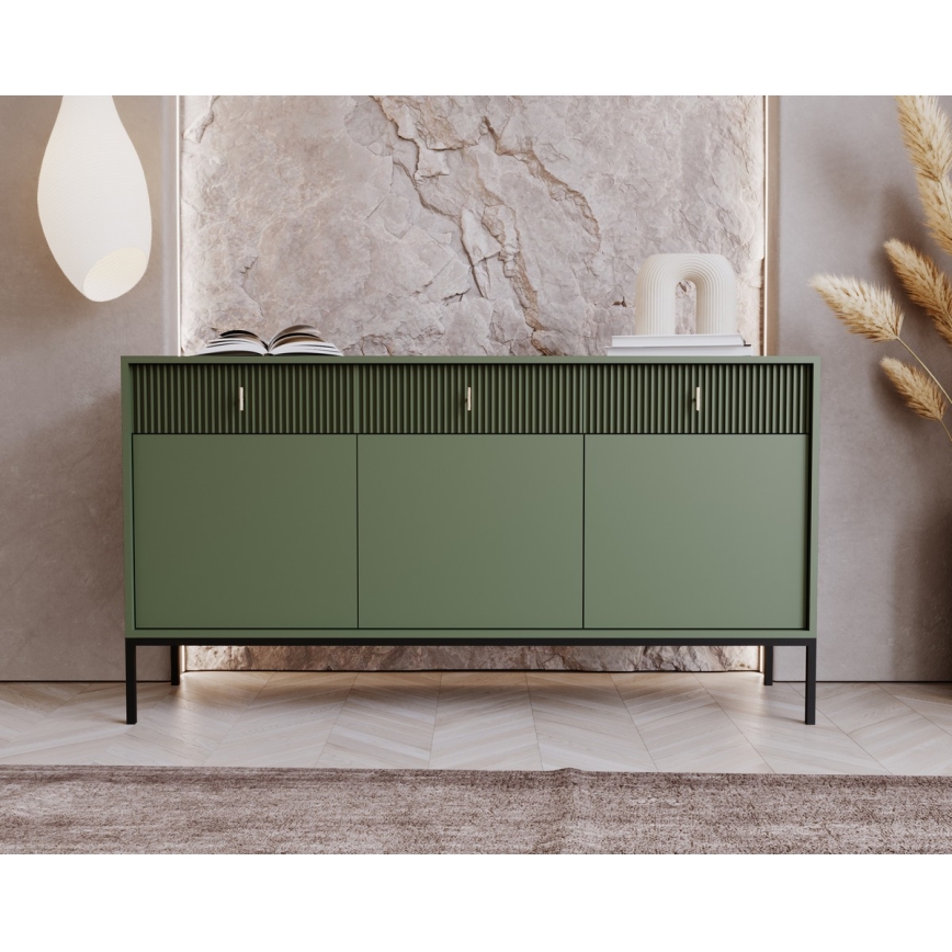 Byrå SUE grön/svart