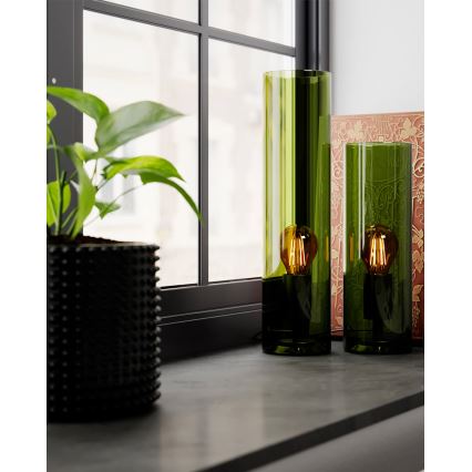 ByRydens - Bordslampa FLAKE 1xE27/8W/230V grön