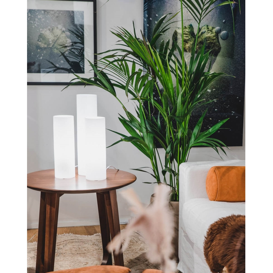 ByRydens - Bordslampa FLAKE 1xE27/8W/230V vit