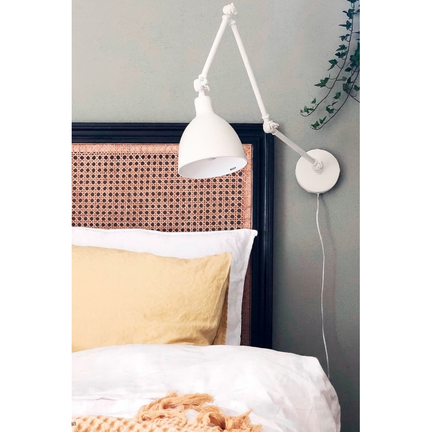 ByRydens - Dimbar vägglampa BASAR 1xE27/5W/230V vit