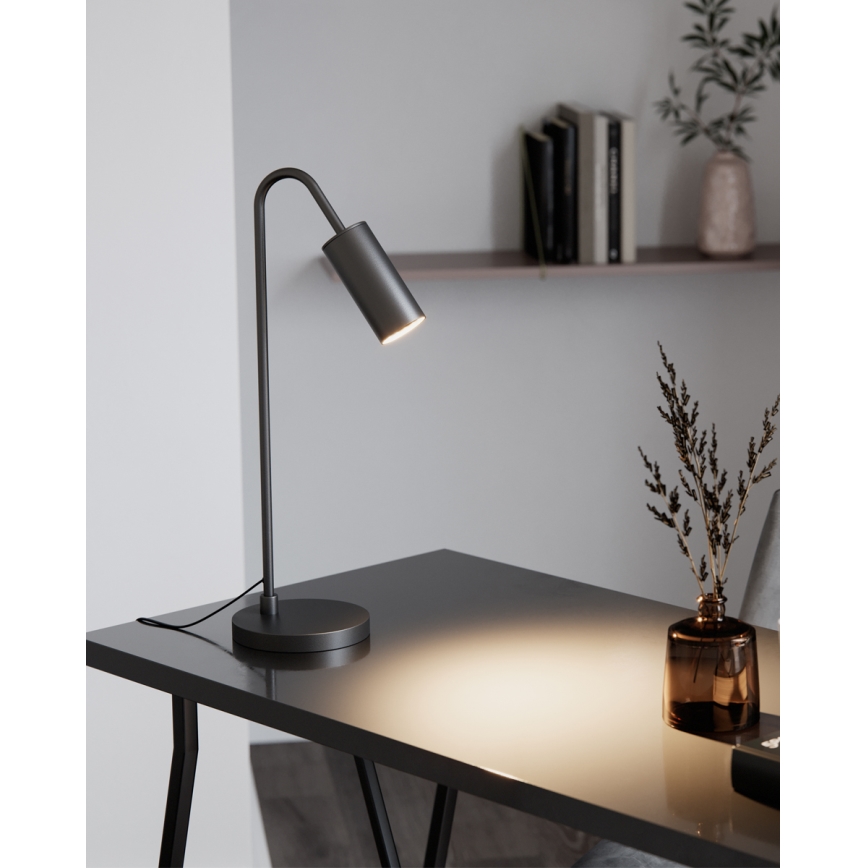 ByRydens - Bordslampa CURVE 1xGU10/7W/230V svart