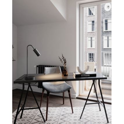 ByRydens - Bordslampa CURVE 1xGU10/7W/230V svart