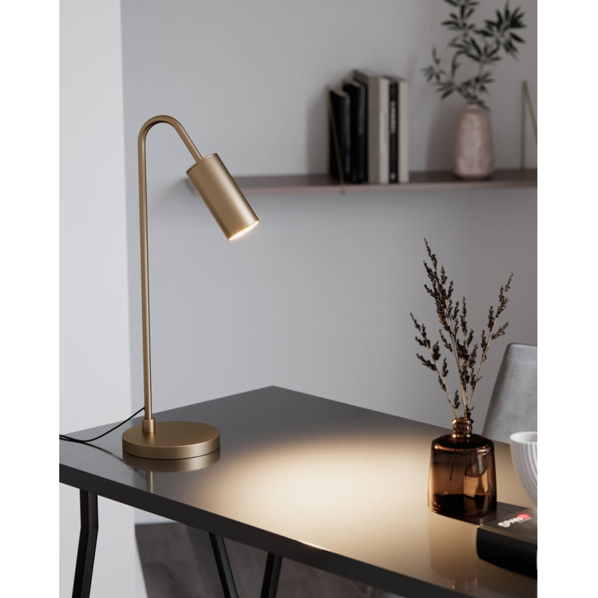 ByRydens - Bordslampa CURVE 1xGU10/7W/230V, guld