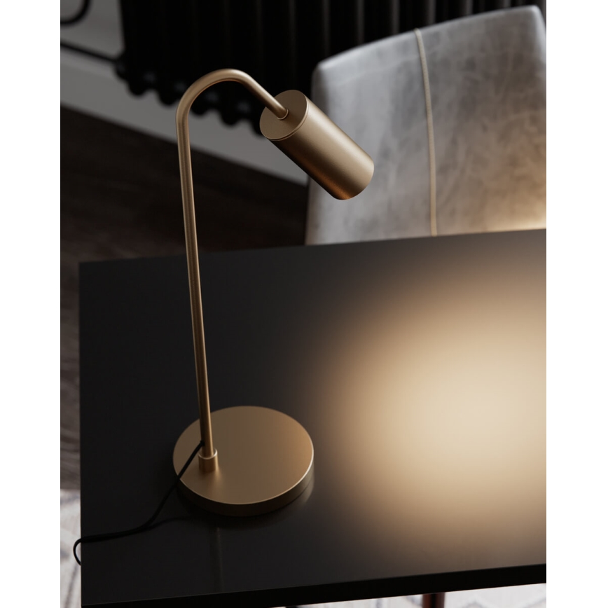 ByRydens - Bordslampa CURVE 1xGU10/7W/230V, guld