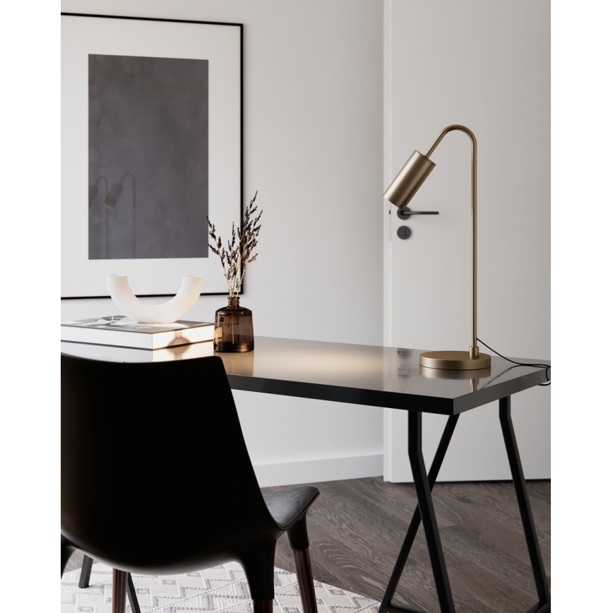 ByRydens - Bordslampa CURVE 1xGU10/7W/230V, guld