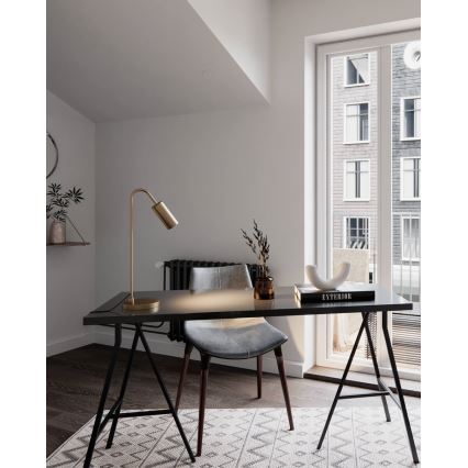 ByRydens - Bordslampa CURVE 1xGU10/7W/230V, guld