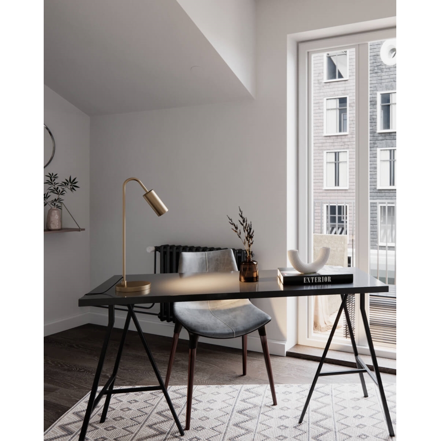 ByRydens - Bordslampa CURVE 1xGU10/7W/230V, guld