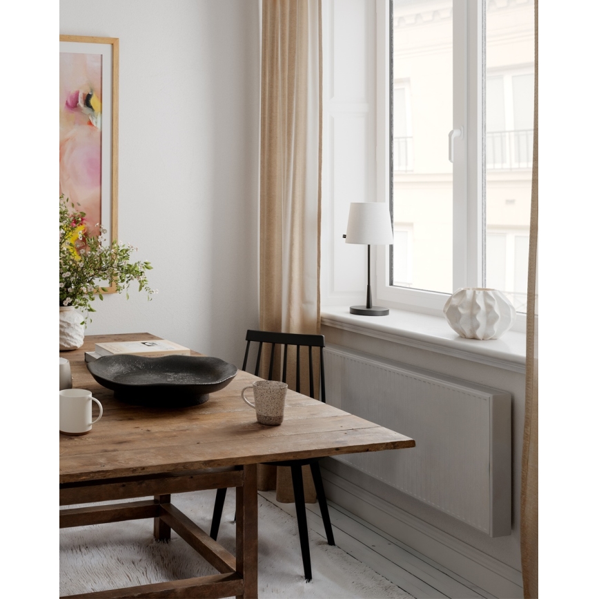 ByRydens - Bordslampa LUMI 1xE27/8W/230V vit/svart 48,5 cm