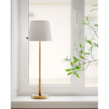 ByRydens - Bordslampa LUMI 1xE27/8W/230V vit/guld 68,5 cm