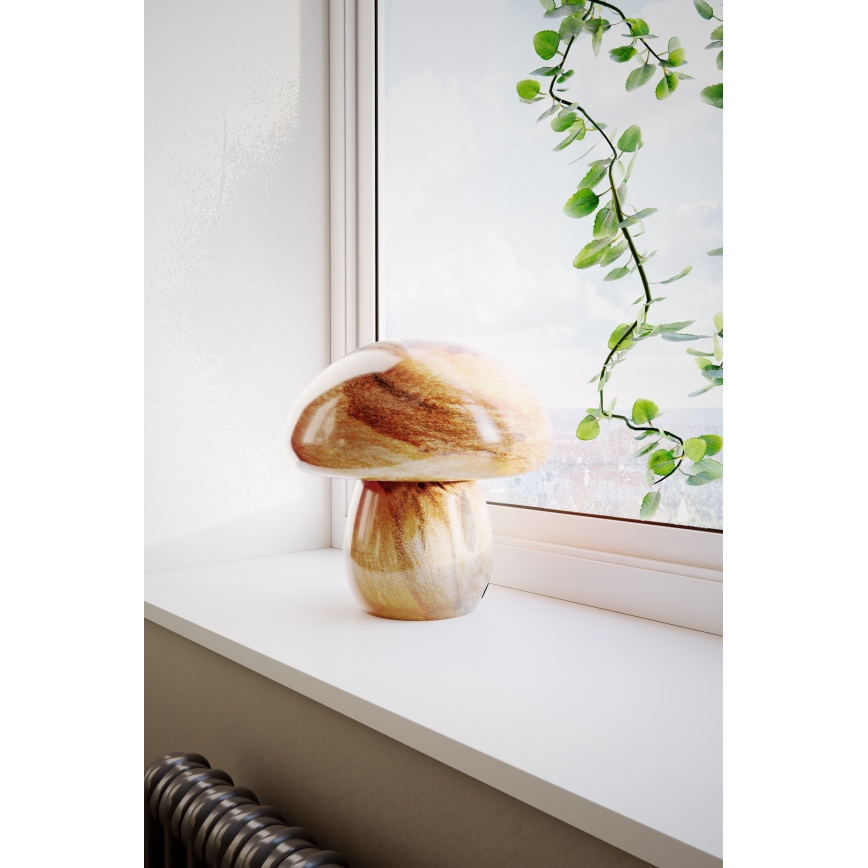 ByRydens - Bordslampa MIRA MUSHROOM 1xE27/8W/230V brun
