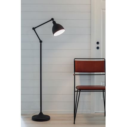 ByRydens - Golvlampa BASAR 1xE27/5W/230V svart