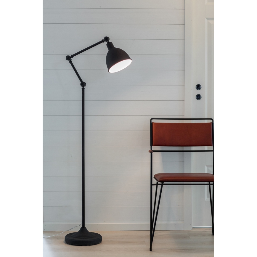 ByRydens - Golvlampa BASAR 1xE27/5W/230V svart