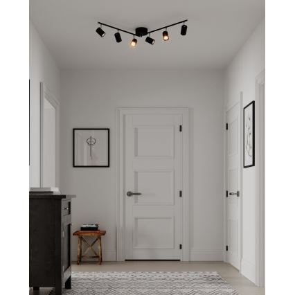 ByRydens - Spotlight CORRECT 6xGU10/7W/230V svart diameter 30 cm